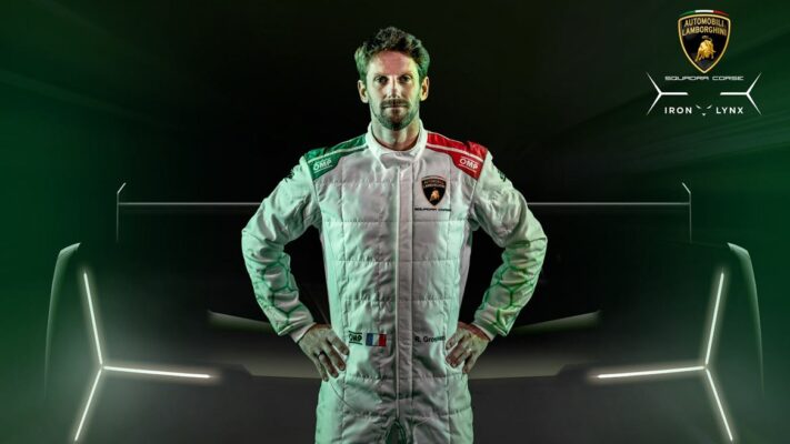 Romain Grosjean, pilote usine Lamborghini