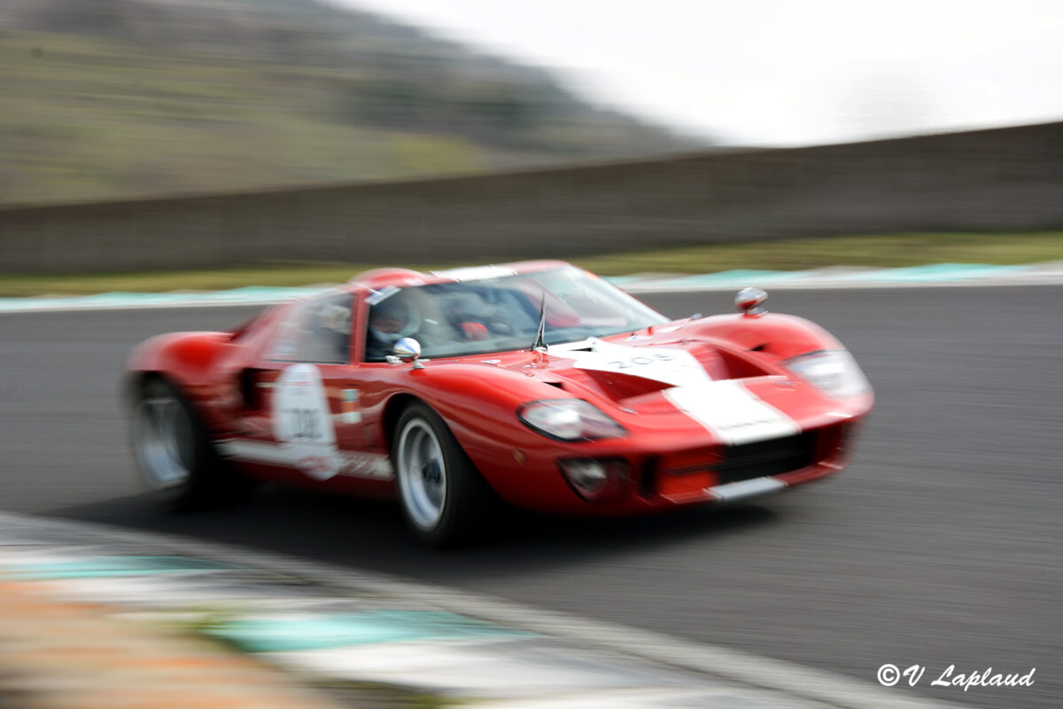 Philippe Vandromme et sa Ford GT40 P/1089 Tour Auto 2023 Charade
