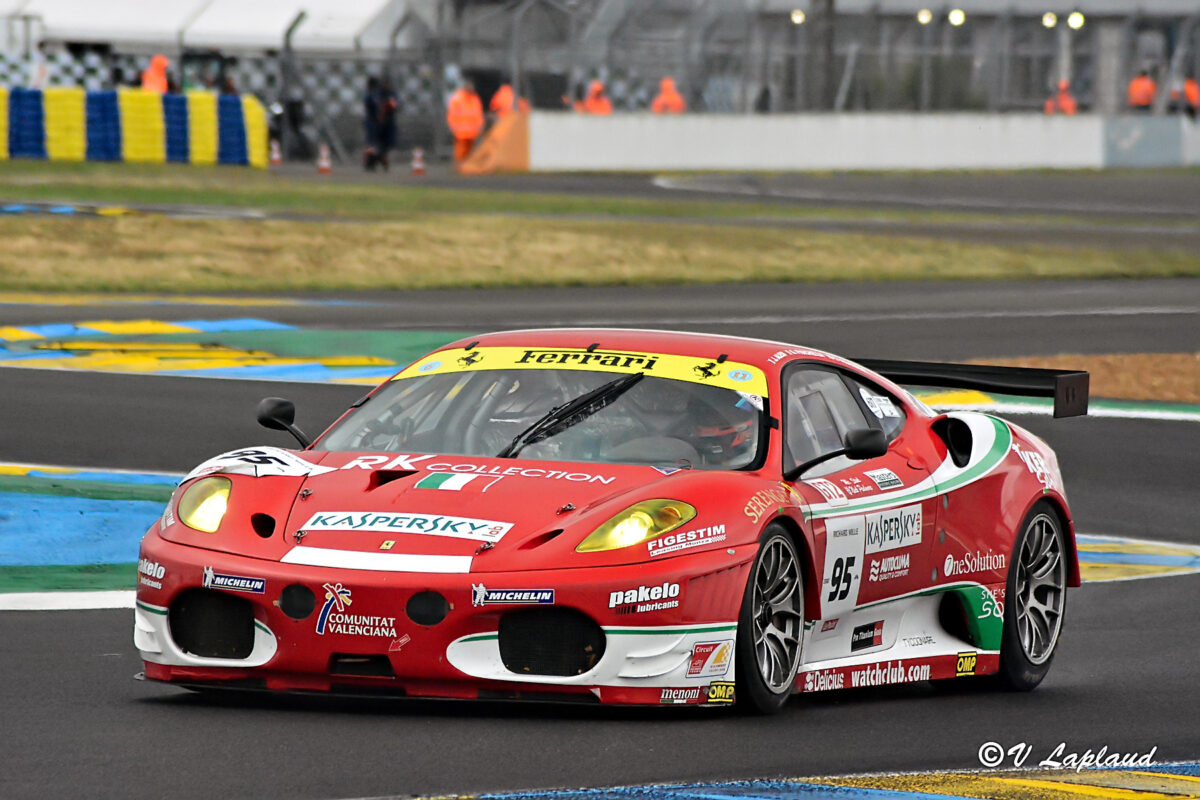 Toni Vilander Ferrari F430 GTC Endurance Racing Legends Le Mans Classic 2023