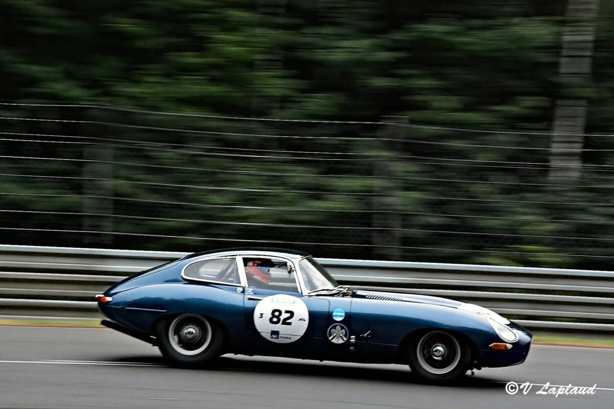 Oli Webb Jaguar E-Type 3.8 1961 Plateau 3 Le Mans Classic 2023