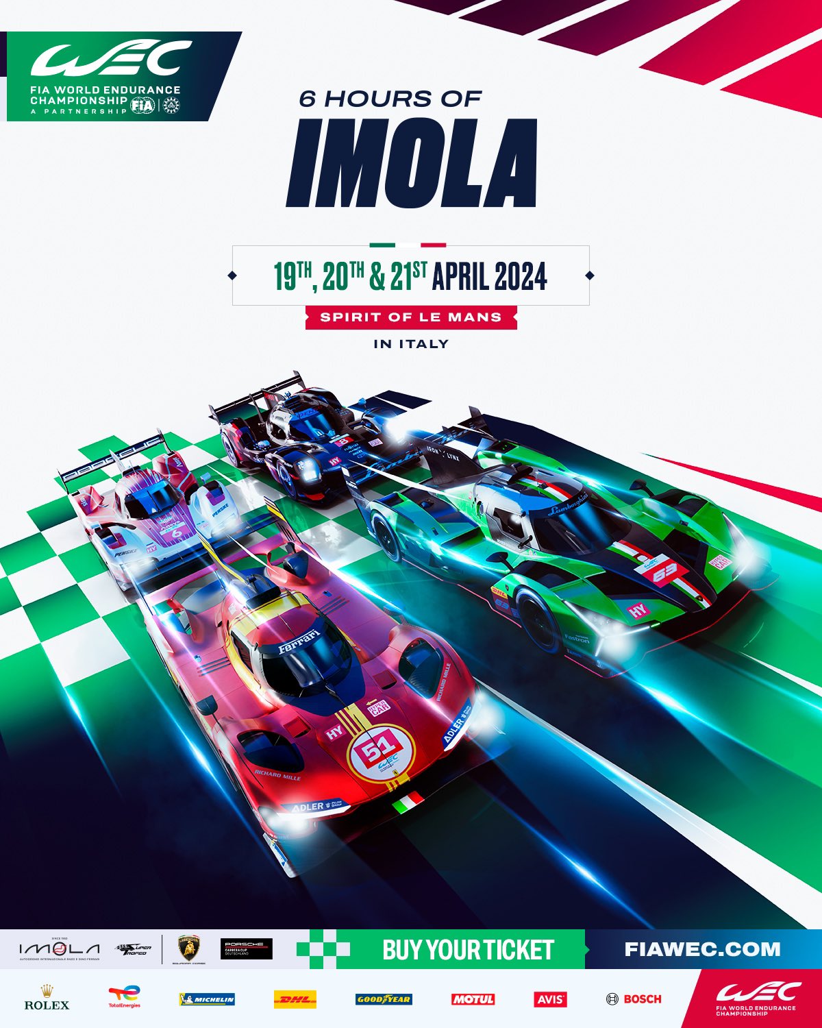 WEC - 6 Heures d'Imola Affiche