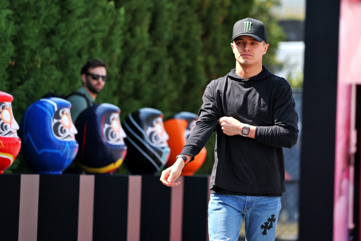 Lando Norris fastest in opening Japanese GP session