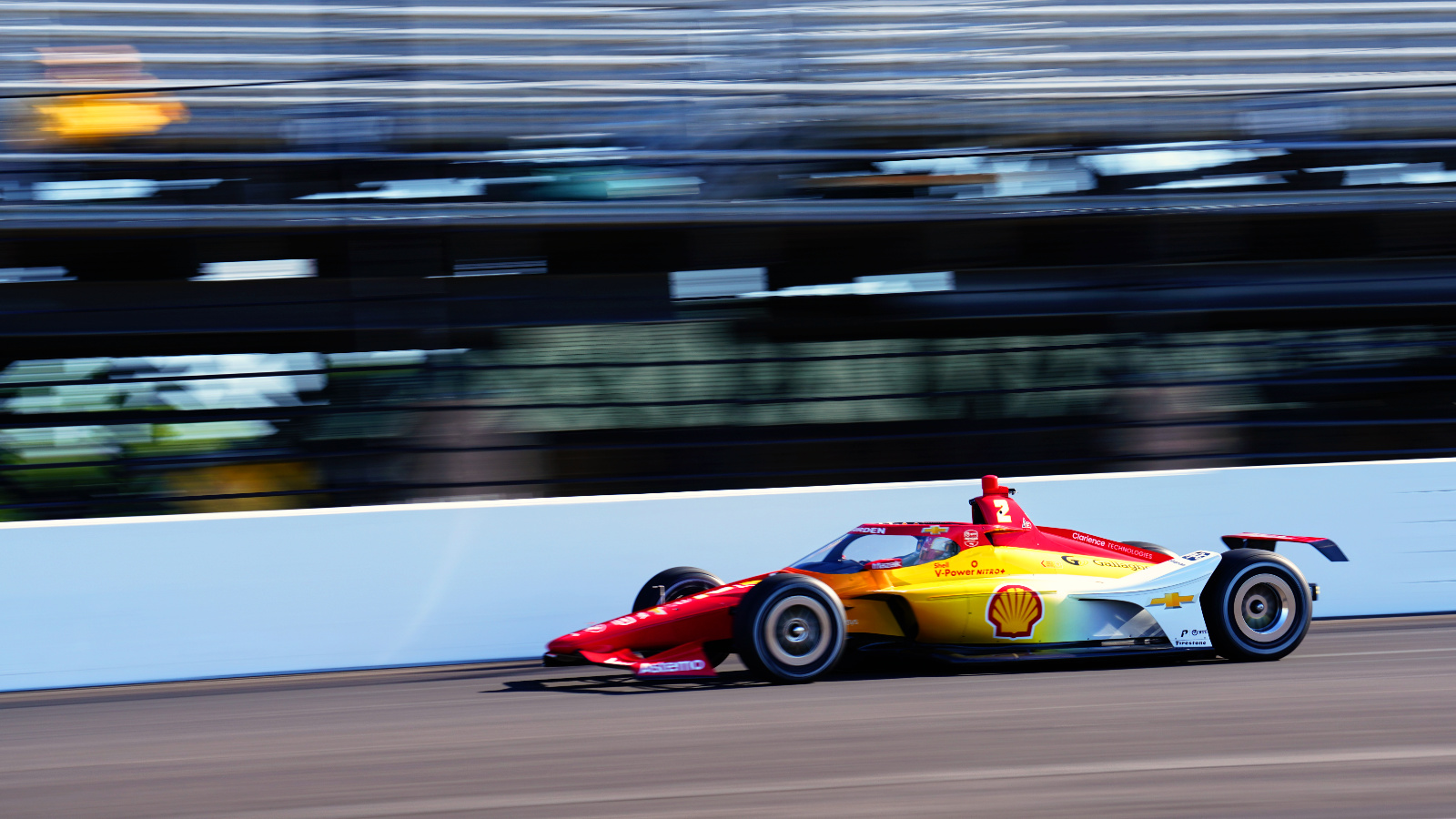 Newgarden set the fastest time of the final practice session before the Indy 500. Photo: Kevin Dejewski