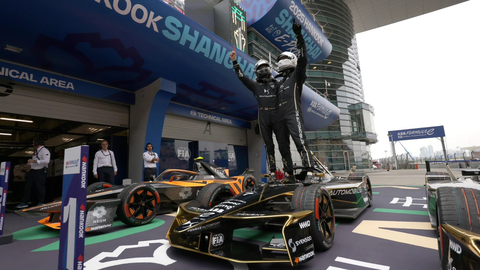 Max Guenther Jean-Eric Vergne DS Penske Formula E