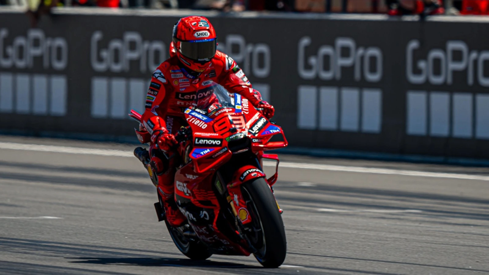 Marc Marquez at the MotoGP weekend in Aragon