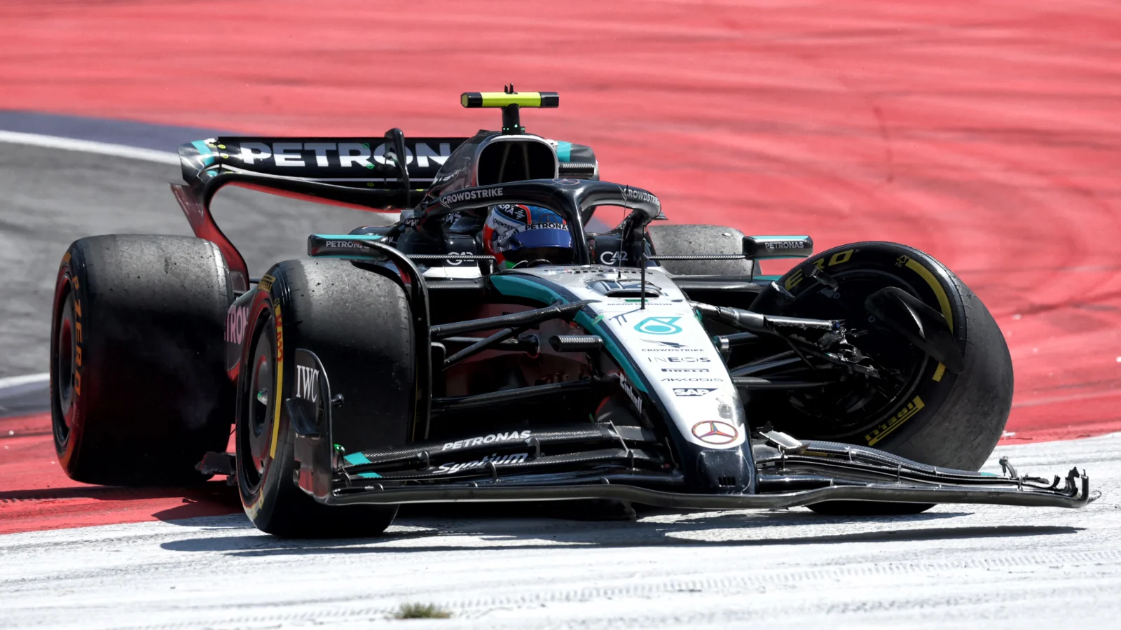 Andrea Kimi Antonelli (ITA) Mercedes AMG F1 W16 retired from the race. 29.06.2025. Formula 1 World Championship, Rd 11, Austrian Grand Prix, Spielberg, Austria, Race Day