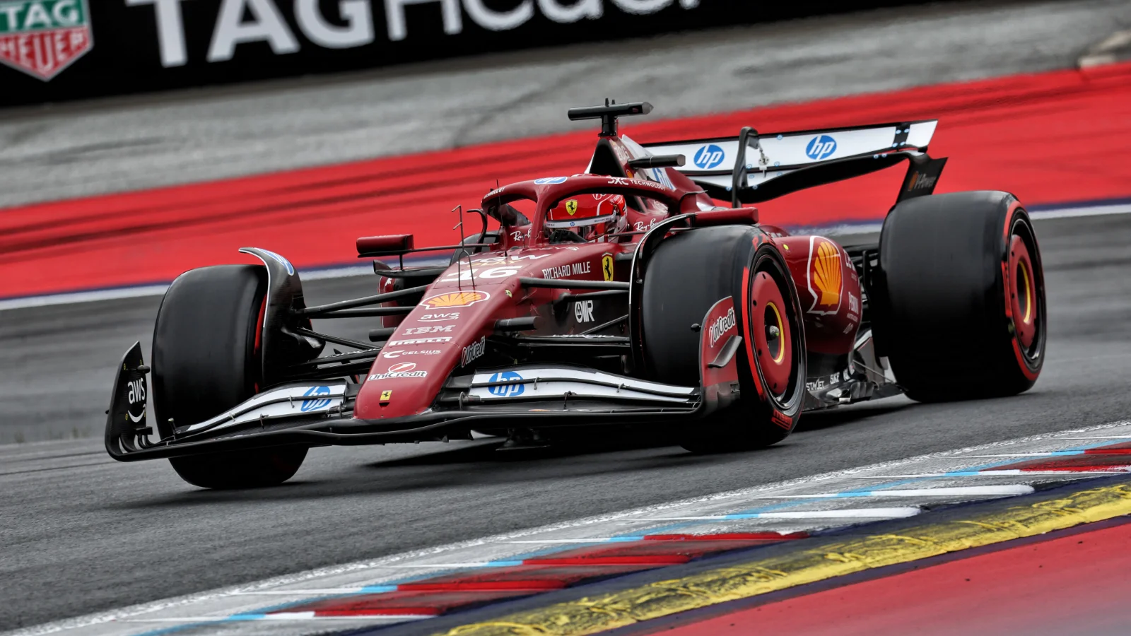 Charles Leclerc capitalised on Ferrari