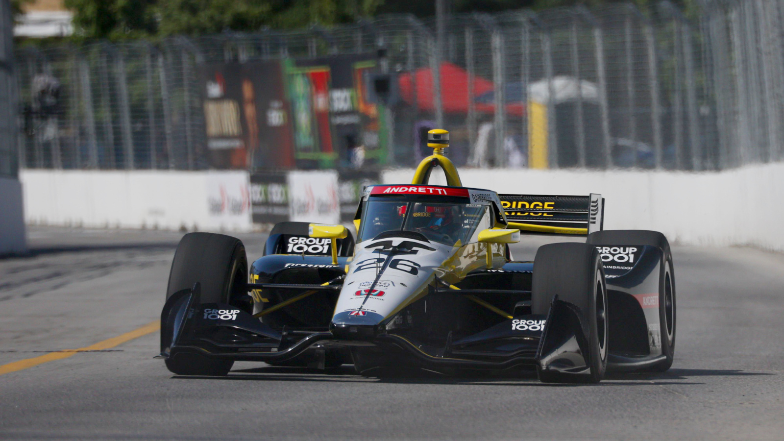 Herta once again was fastest in qualifying in Toronto. Photo: IndyCar - Travis Hinkle