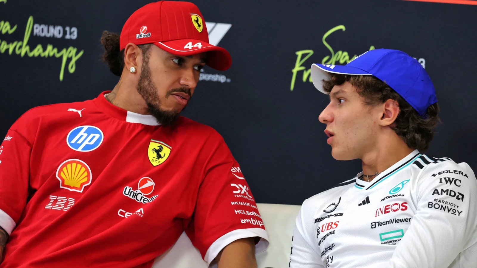 Kimi Antonelli has revealed Lewis Hamilton offered him words of encouragement amid his Belgian GP difficulty