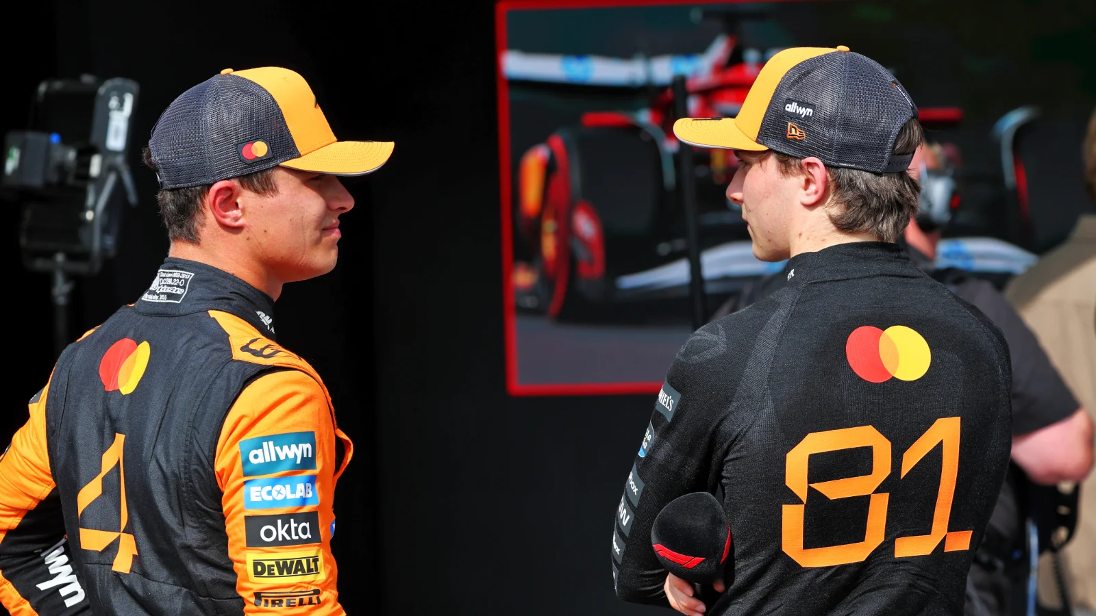 Lando Norris and Oscar Piastri are engaged in a tight F1 title battle