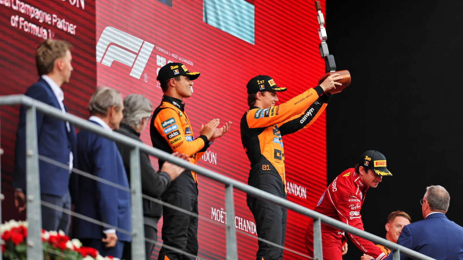 Oscar Piastri extended his points lead with victory in Belgium