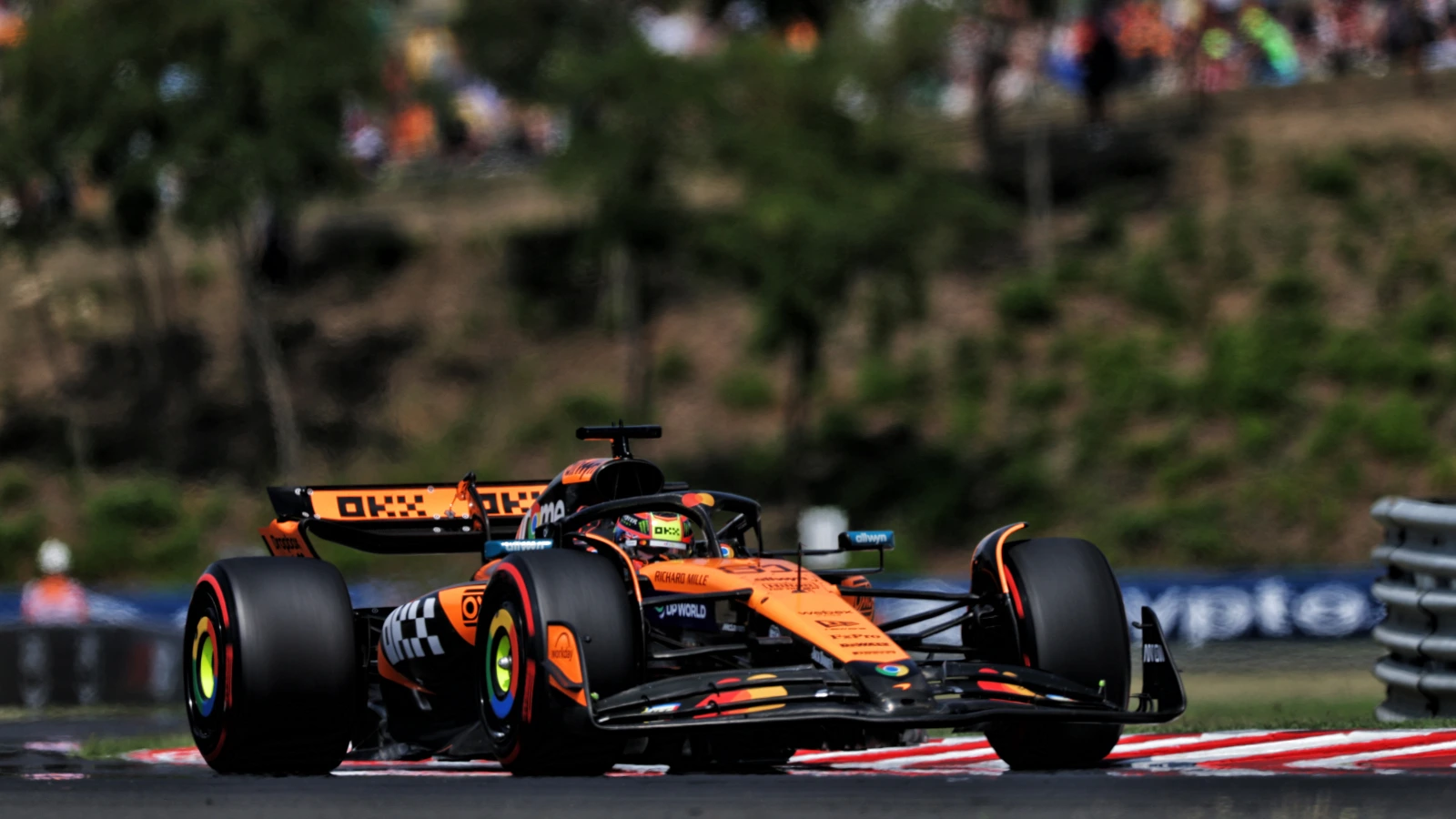 Oscar Piastri settled for second place after qualifying for the F1 Hungarian GP