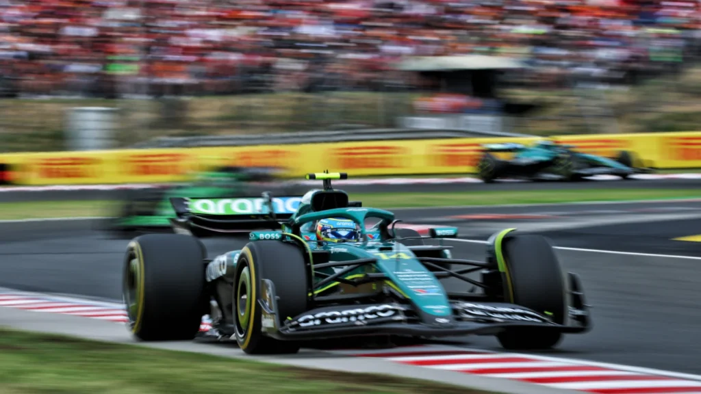 Fernando Alonso a pris d'assaut la cinquième place en Hongrie