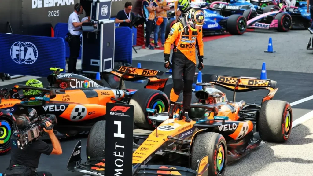 Oscar Piastri a fait un coup à Lando Norris en Espagne