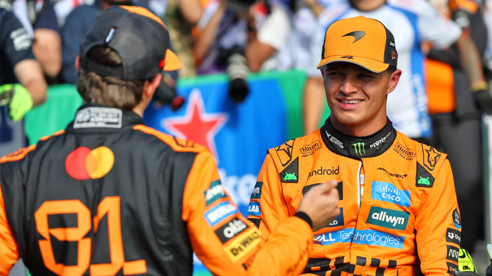 Lando Norris lost out on pole to Oscar Piastri by the narrowest of margins at Zandvoort