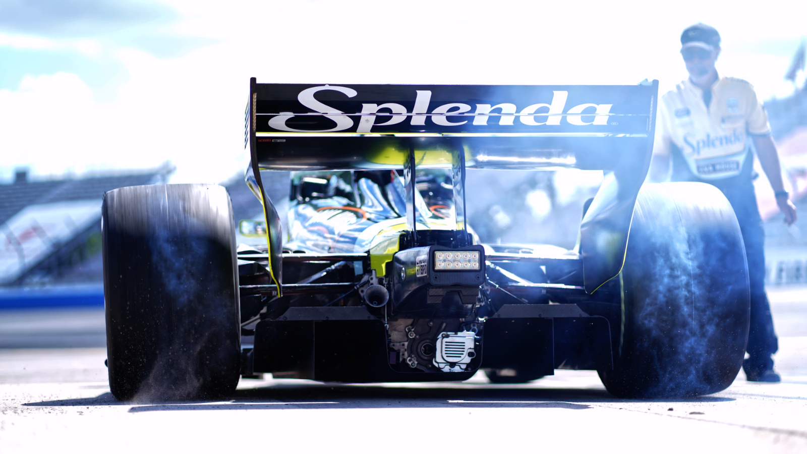 Peeling away from pit road. Photo: Kevin Dejewski