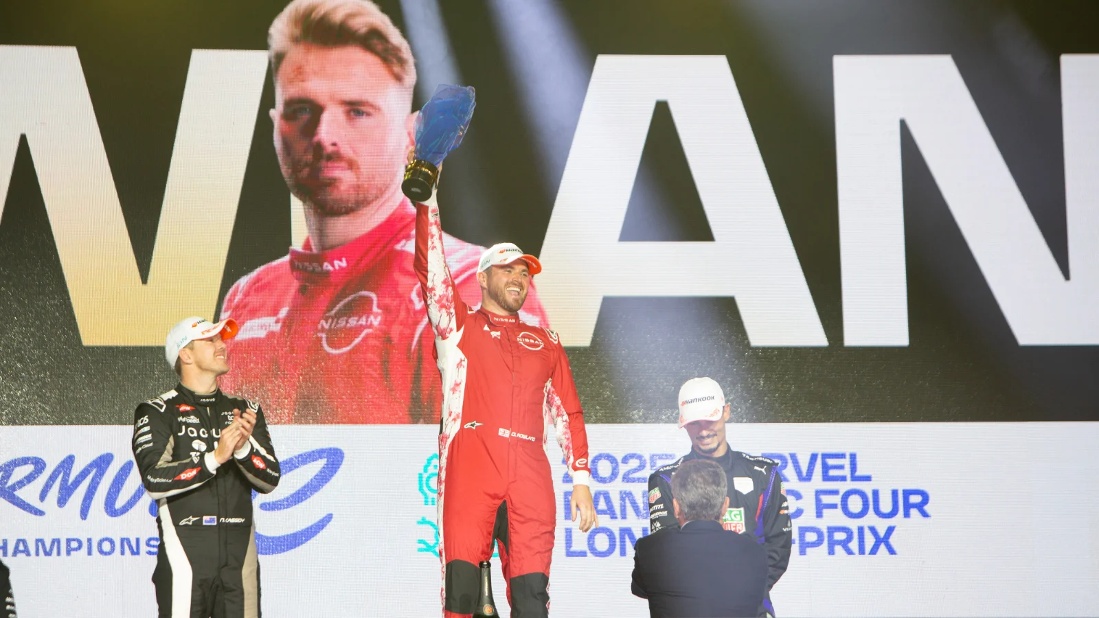 Oliver Rowland has revealed why he may not carry #1 on his Nissan next year. Image: Emma Ridgway