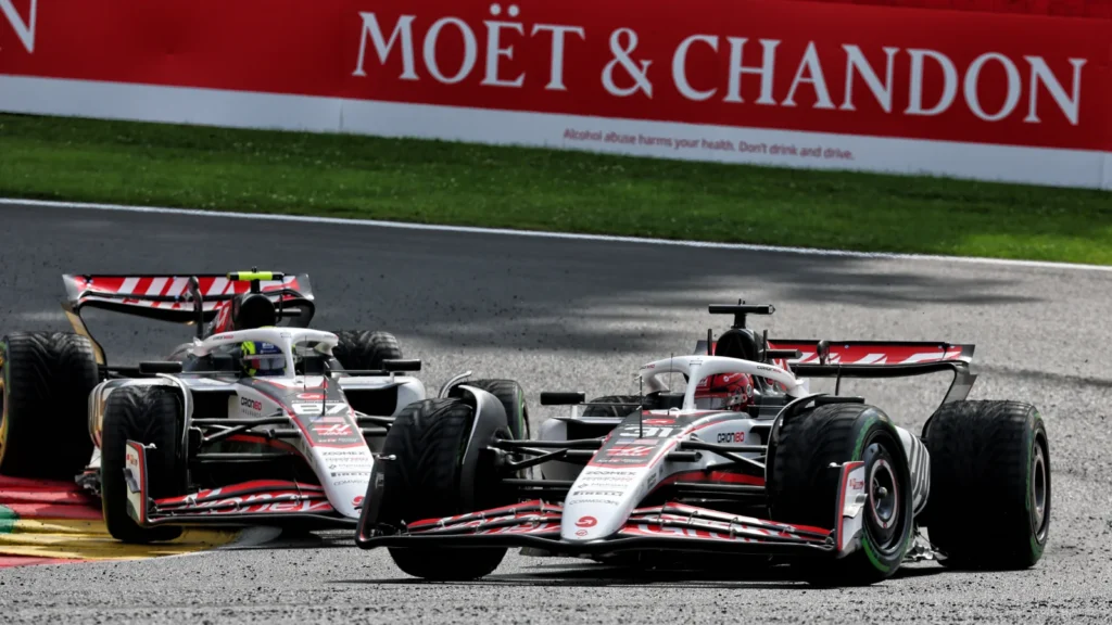 Haas a raté des points dimanche en Belgique