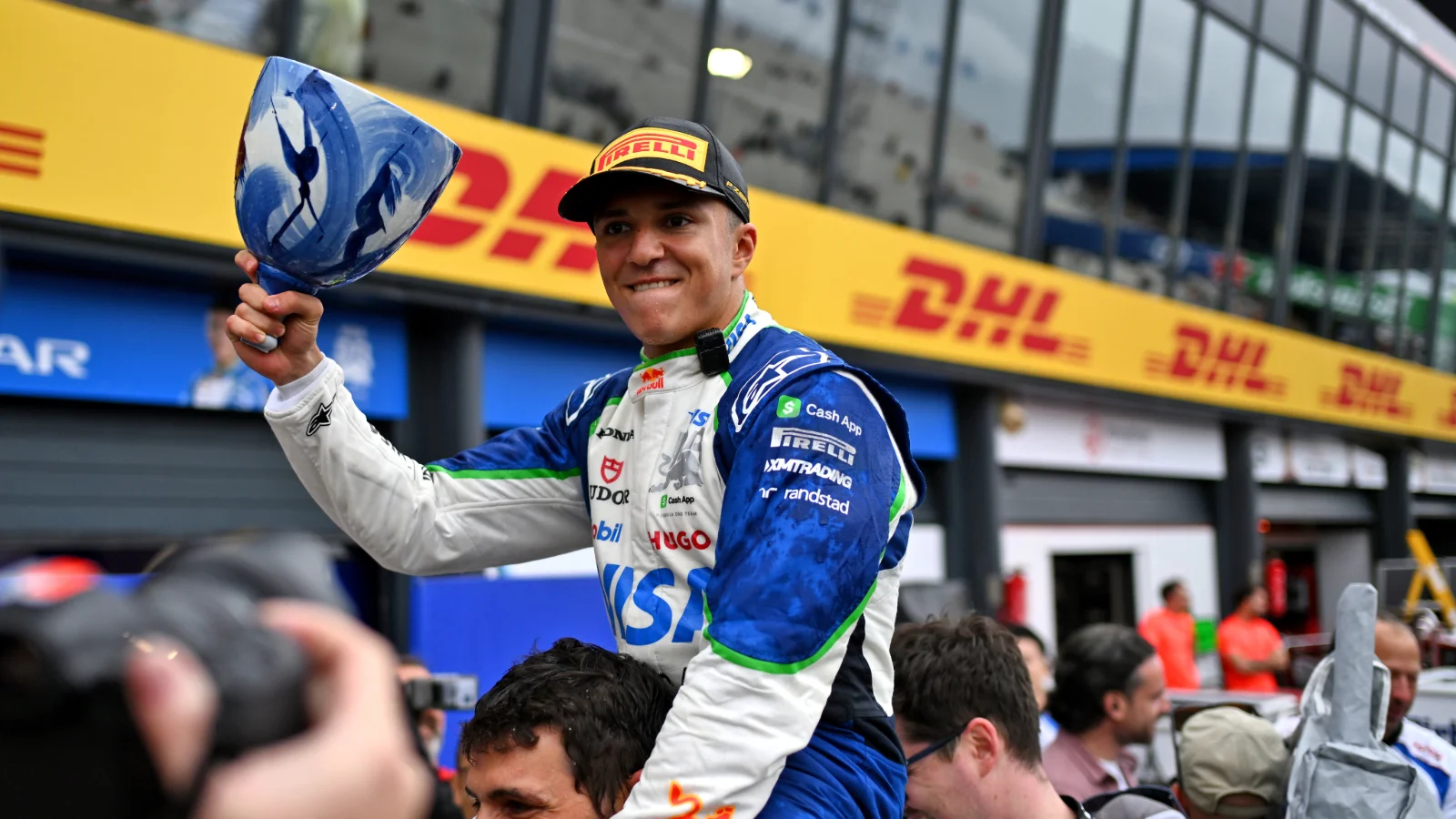 Isack Hadjar took his maiden podium at the Dutch GP