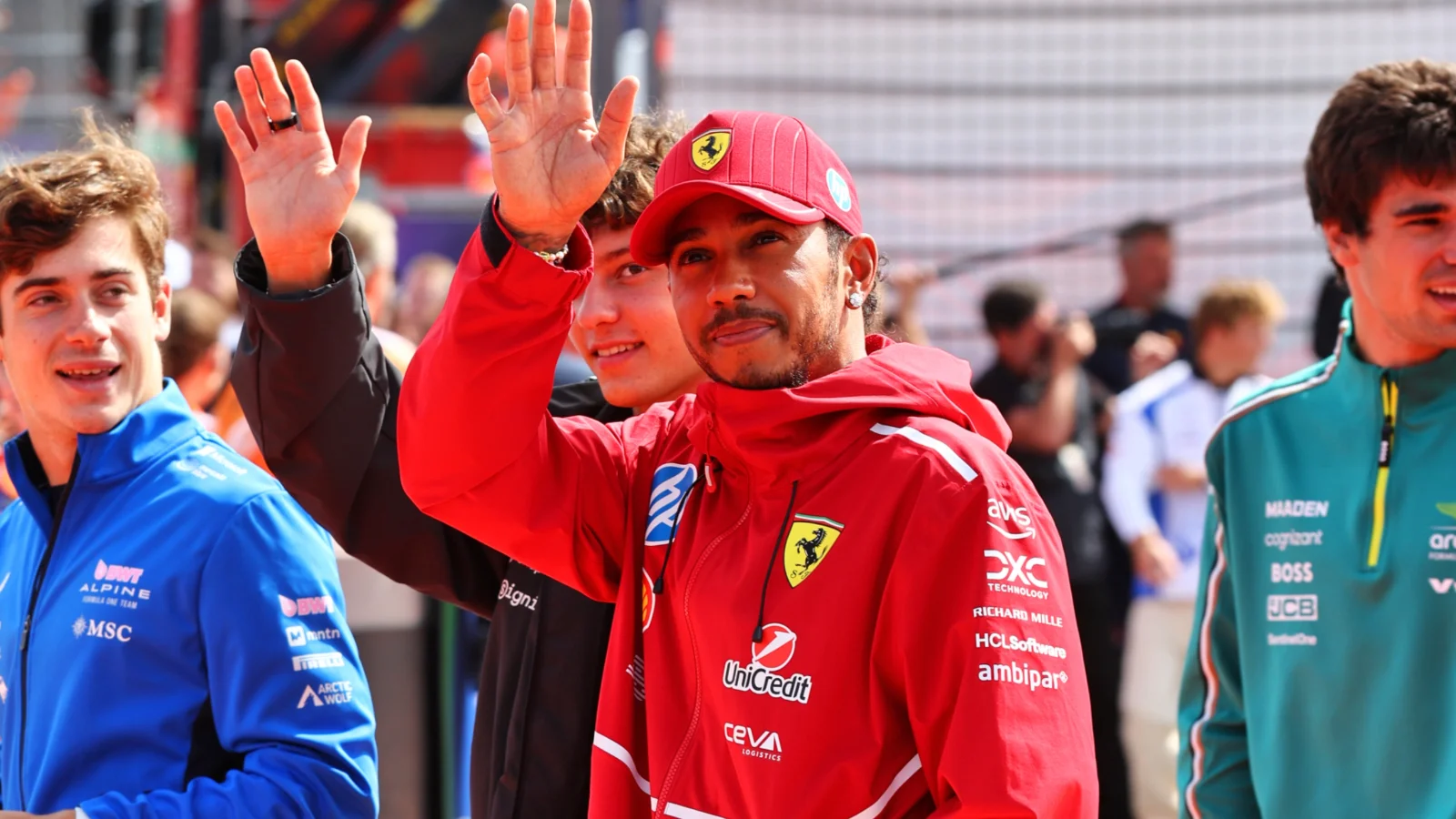 Lewis Hamilton is gearing up for his first Italian GP in Ferrari red