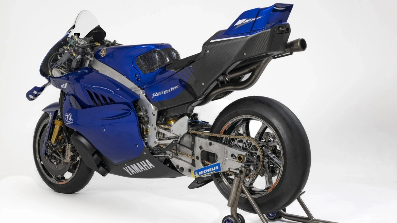 Yamaha unveils V4 MotoGP prototype for Misano