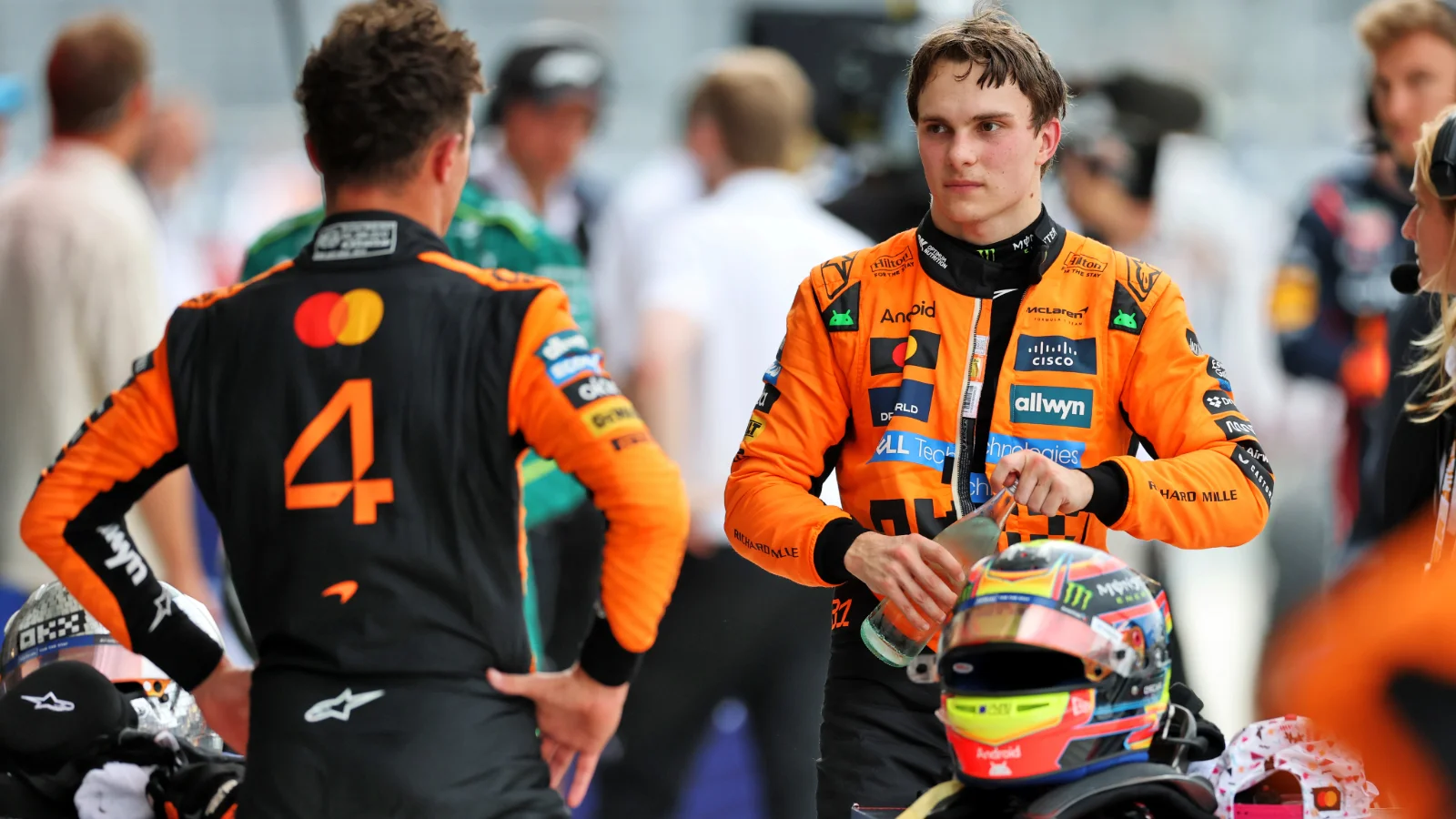 Lando Norris and Oscar Piastri have been engaged in a thrilling F1 title battle