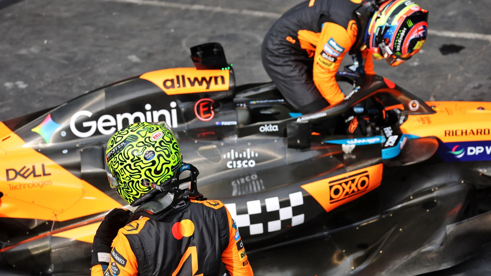 Lando Norris and Oscar Piastri have had to balance McLaren