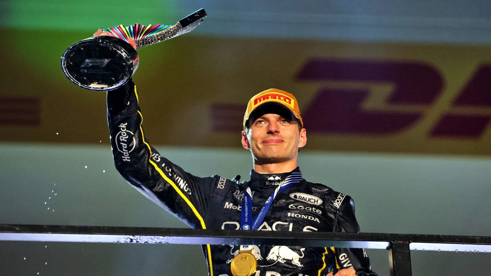 Max Verstappen controlled proceedings in Las Vegas