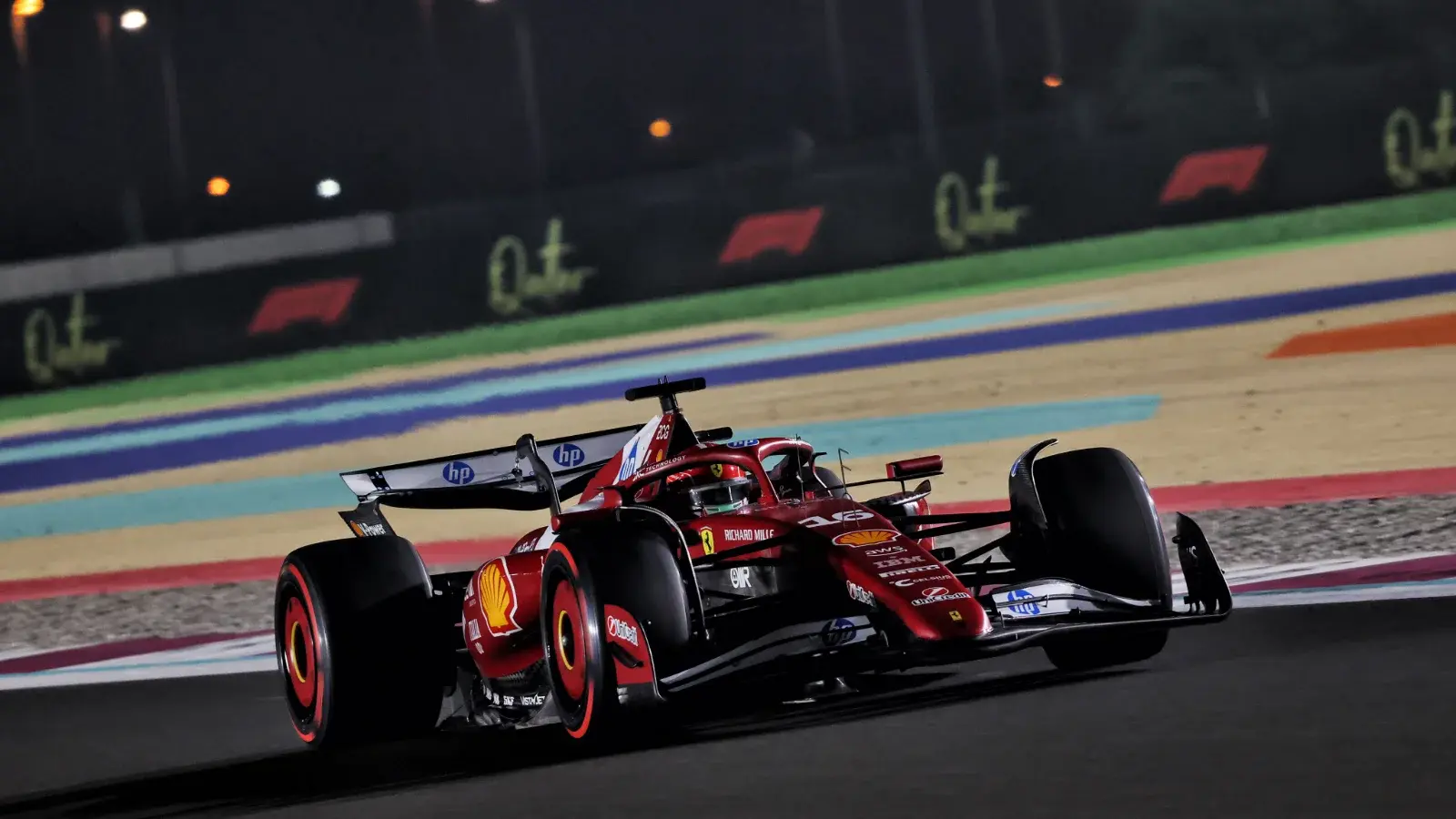Charles Leclerc laboured to 10th place in qualifying for the Qatar GP