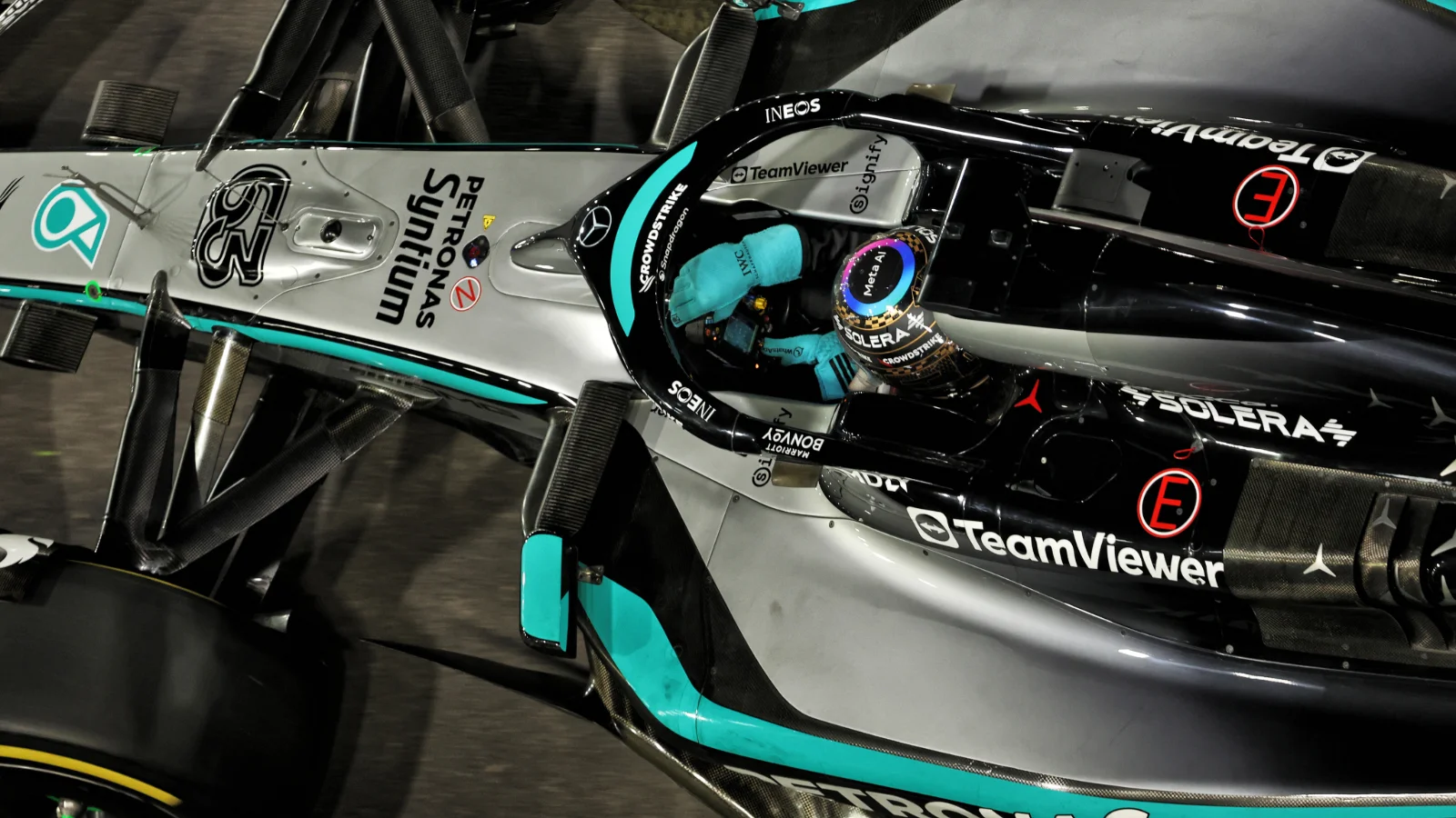 George Russell was quickest in FP3 for the F1 Las Vegas GP