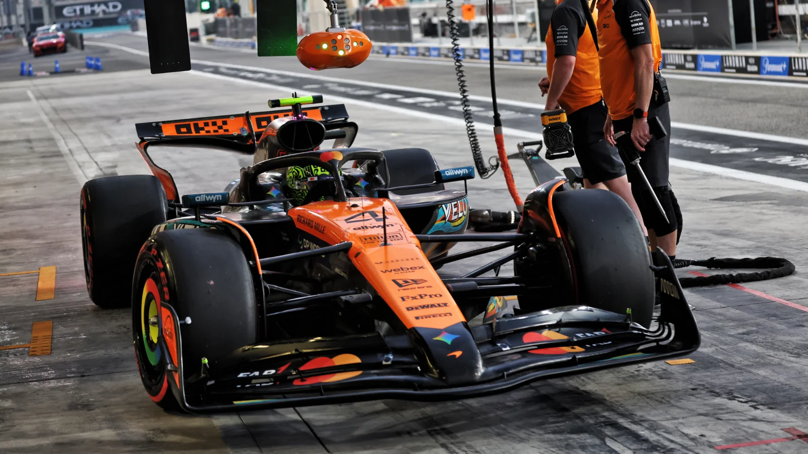 Lando Norris was quickest in FP1 for the F1 Abu Dhabi GP