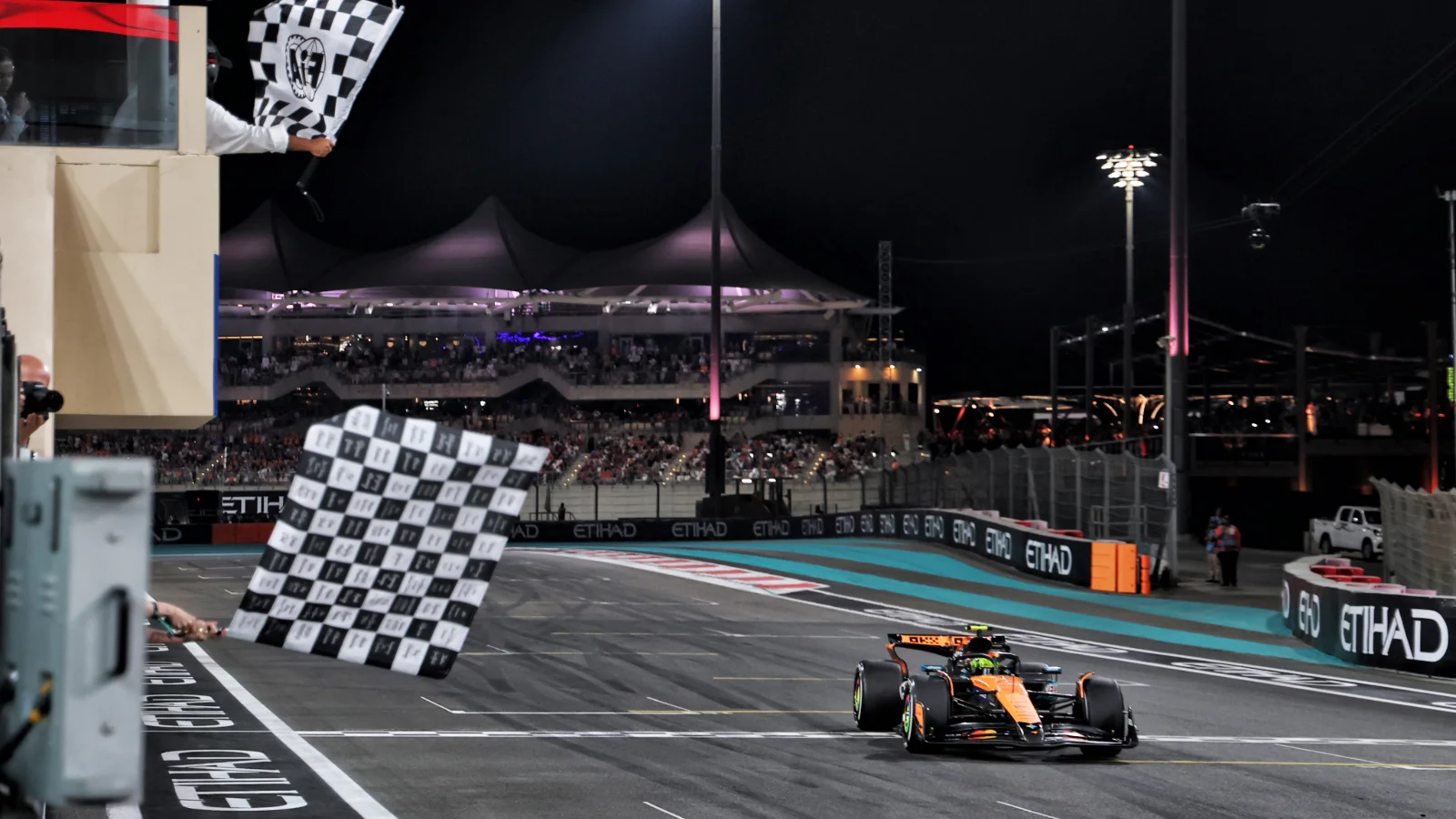 Lando Norris clinched the F1 world title with third place in the Abu Dhabi GP