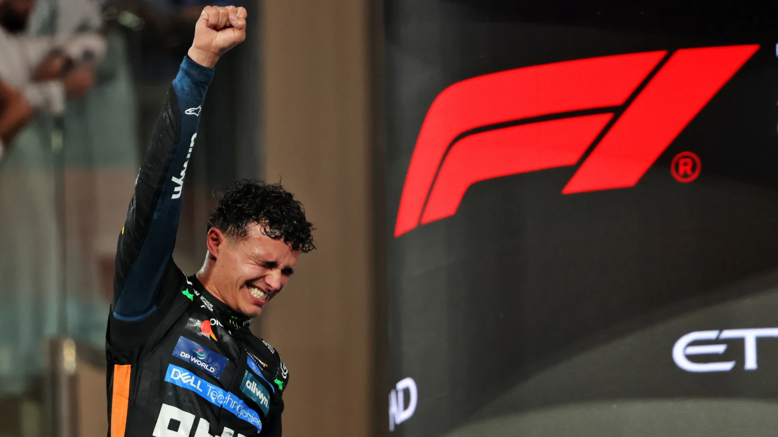 Lando Norris was understandably emotional after winning the title