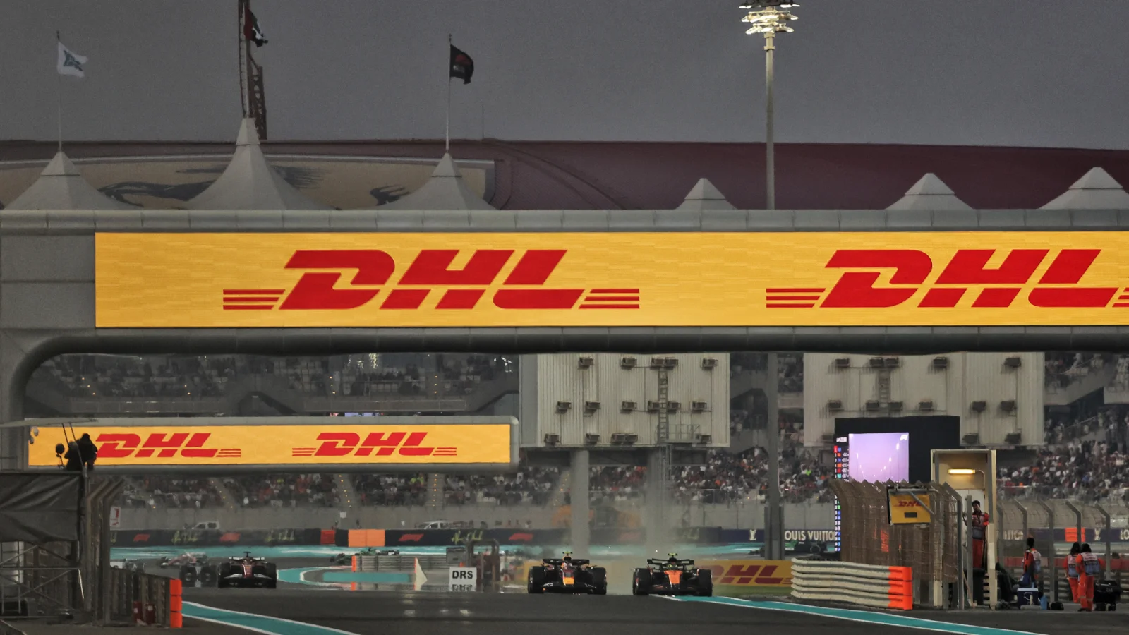 Yuki Tsunoda and Lando Norris battled hard for position in the F1 title-decider, but Norris came out on top