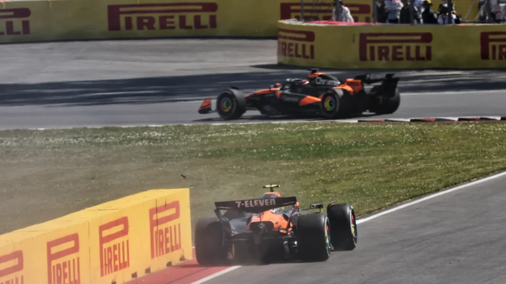 Le combat roue contre roue s'est avéré être une faiblesse pour Lando Norris ces dernières saisons