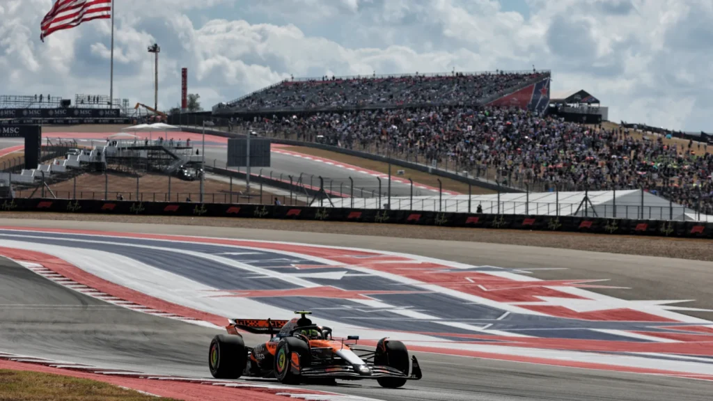 Lando Norris a été le plus rapide en FP1 au COTA