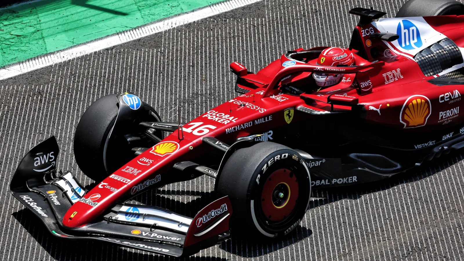 Charles Leclerc backed Ferrari