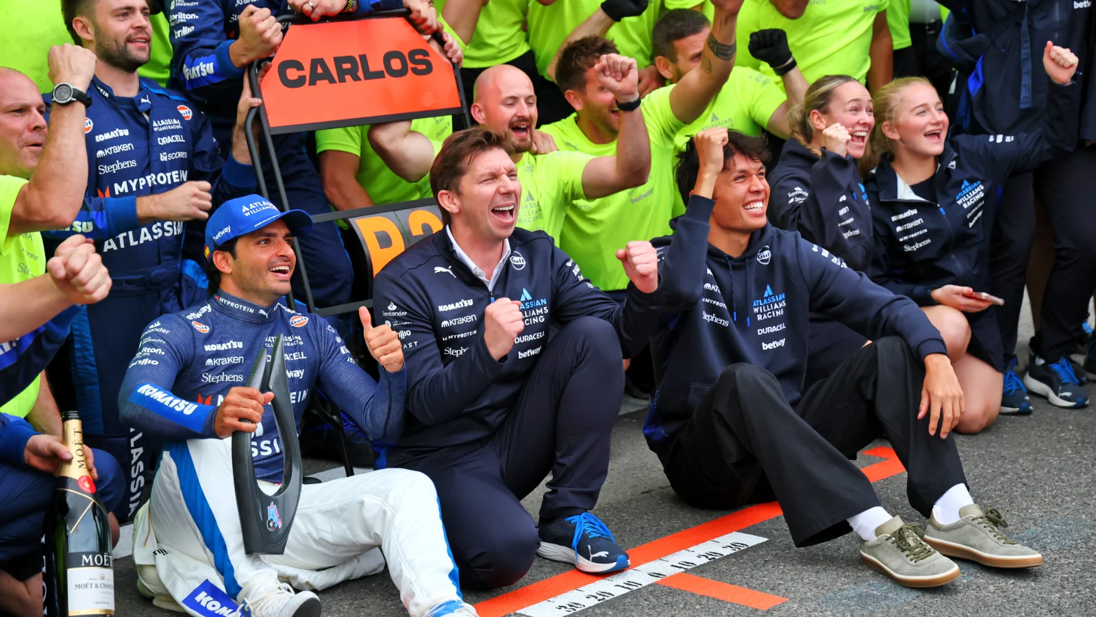 Williams achieved its first podium since 2021 in Baku
