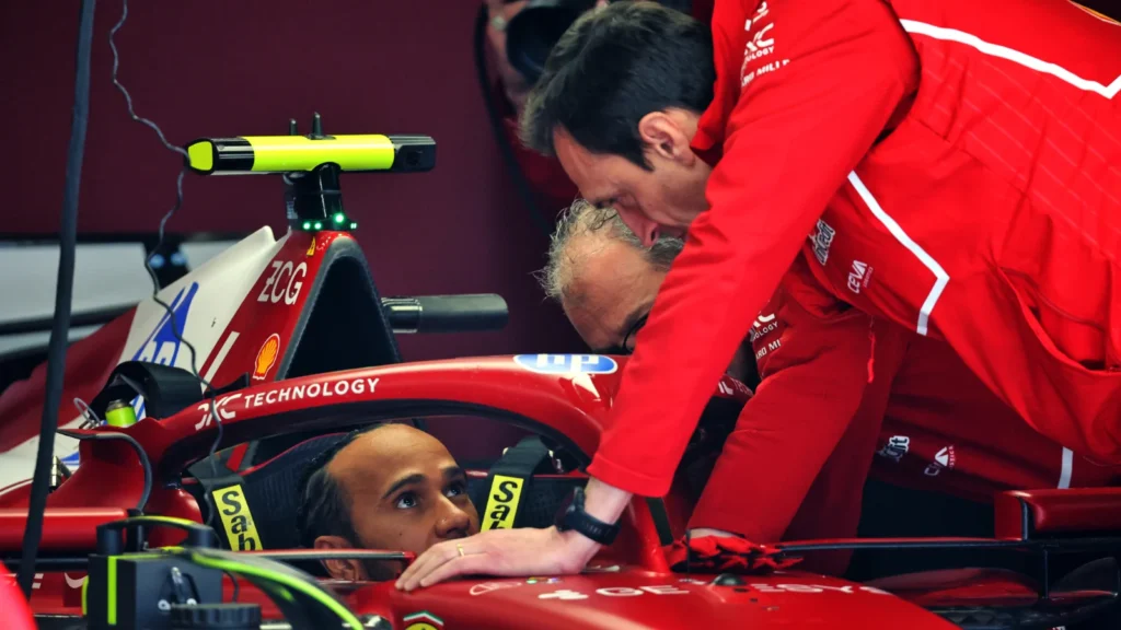 Riccardo Adami et Lewis Hamilton ont eu du mal à communiquer chez Ferrari