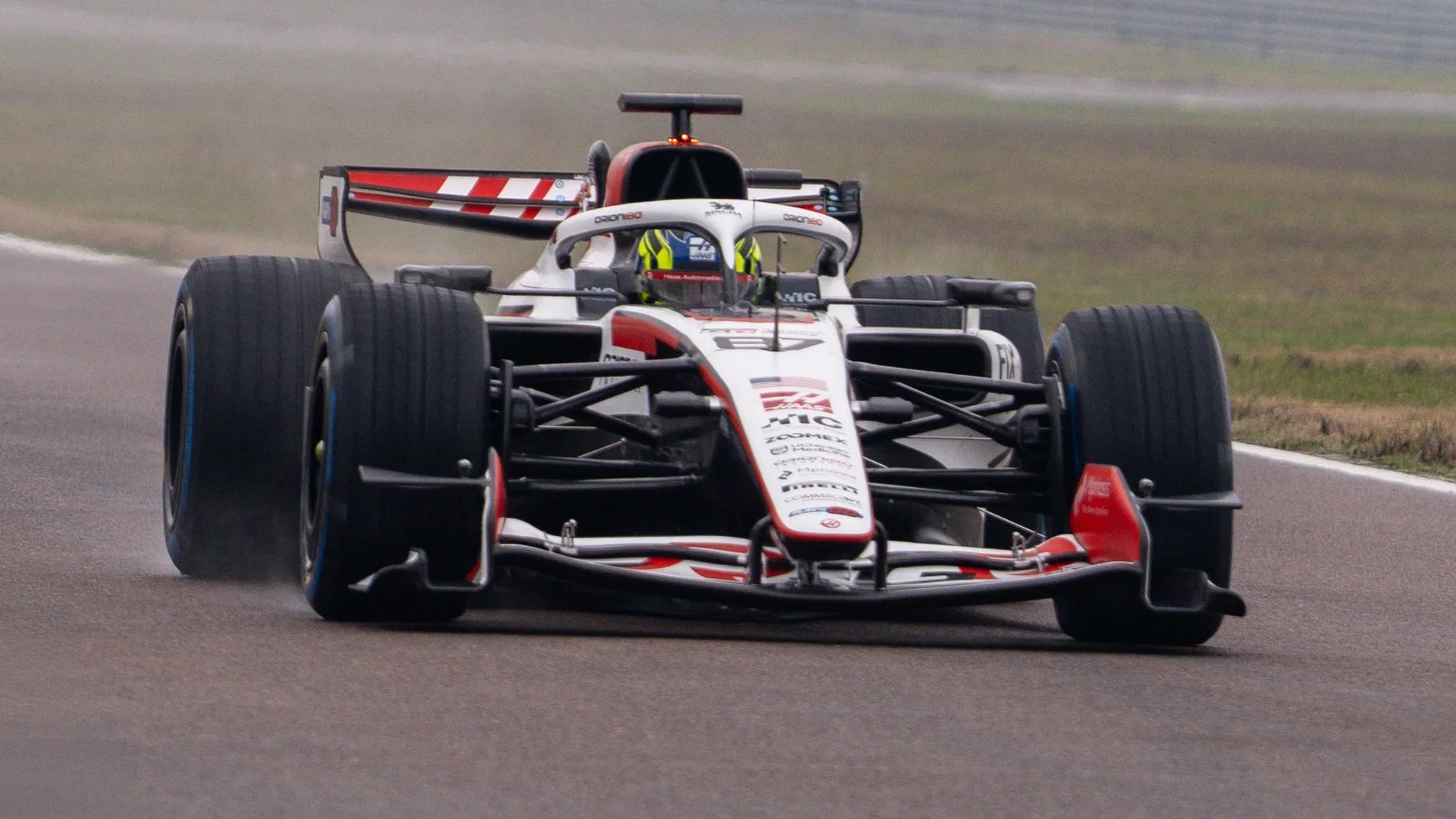 The Haas VF-26 was given a run out at Fiorano