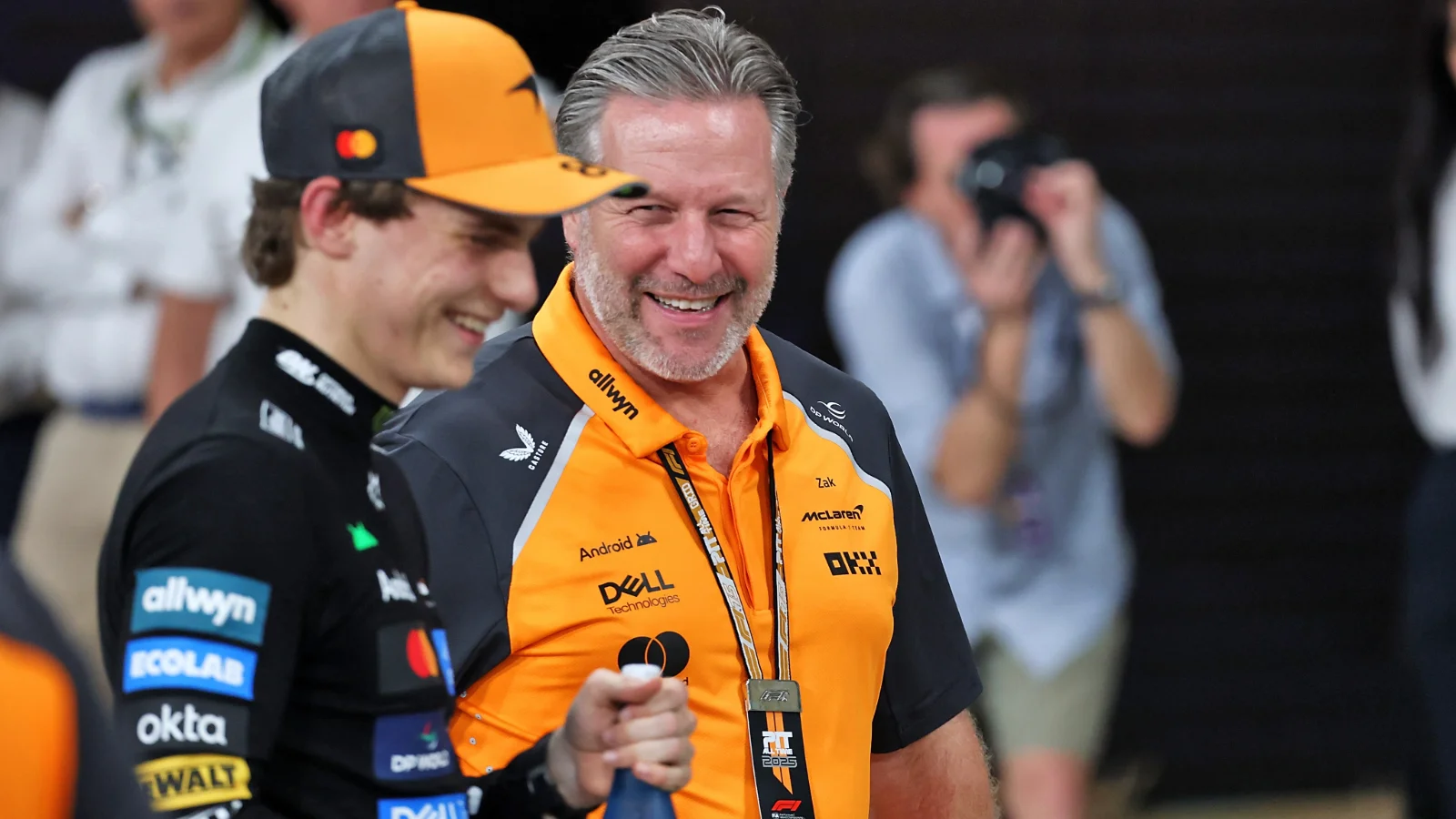 Zak Brown faced claims of bias against Oscar Piastri