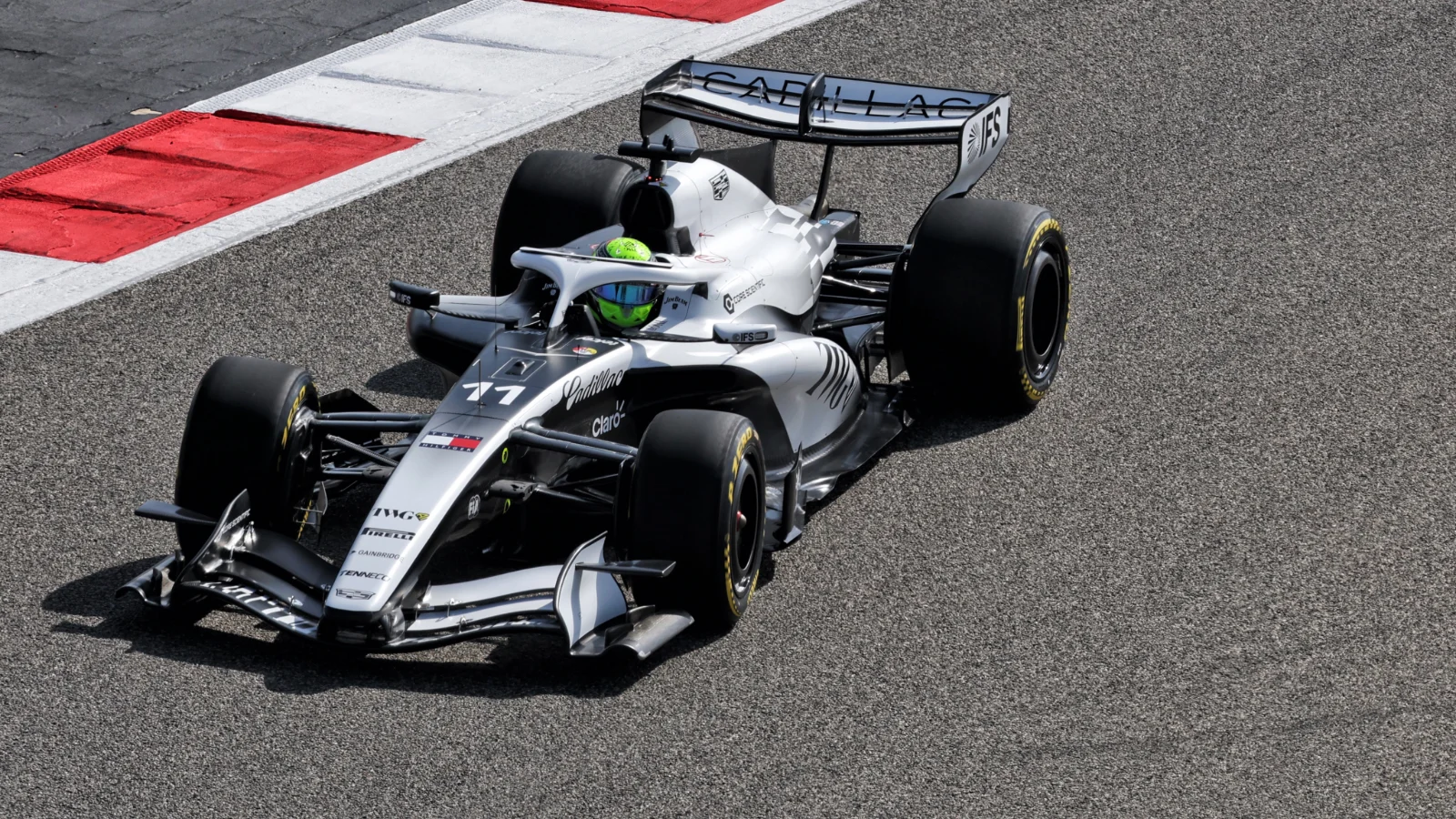 Cadillac hit the ground running on Monday with a filming day test. Image: Cadillac