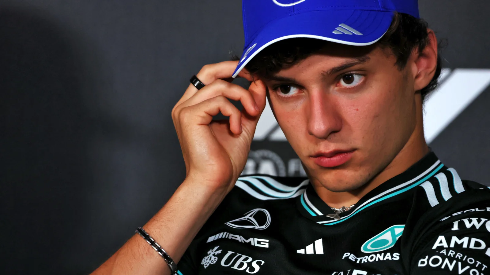 Kimi Antonelli was unharmed after a car accident on Saturday