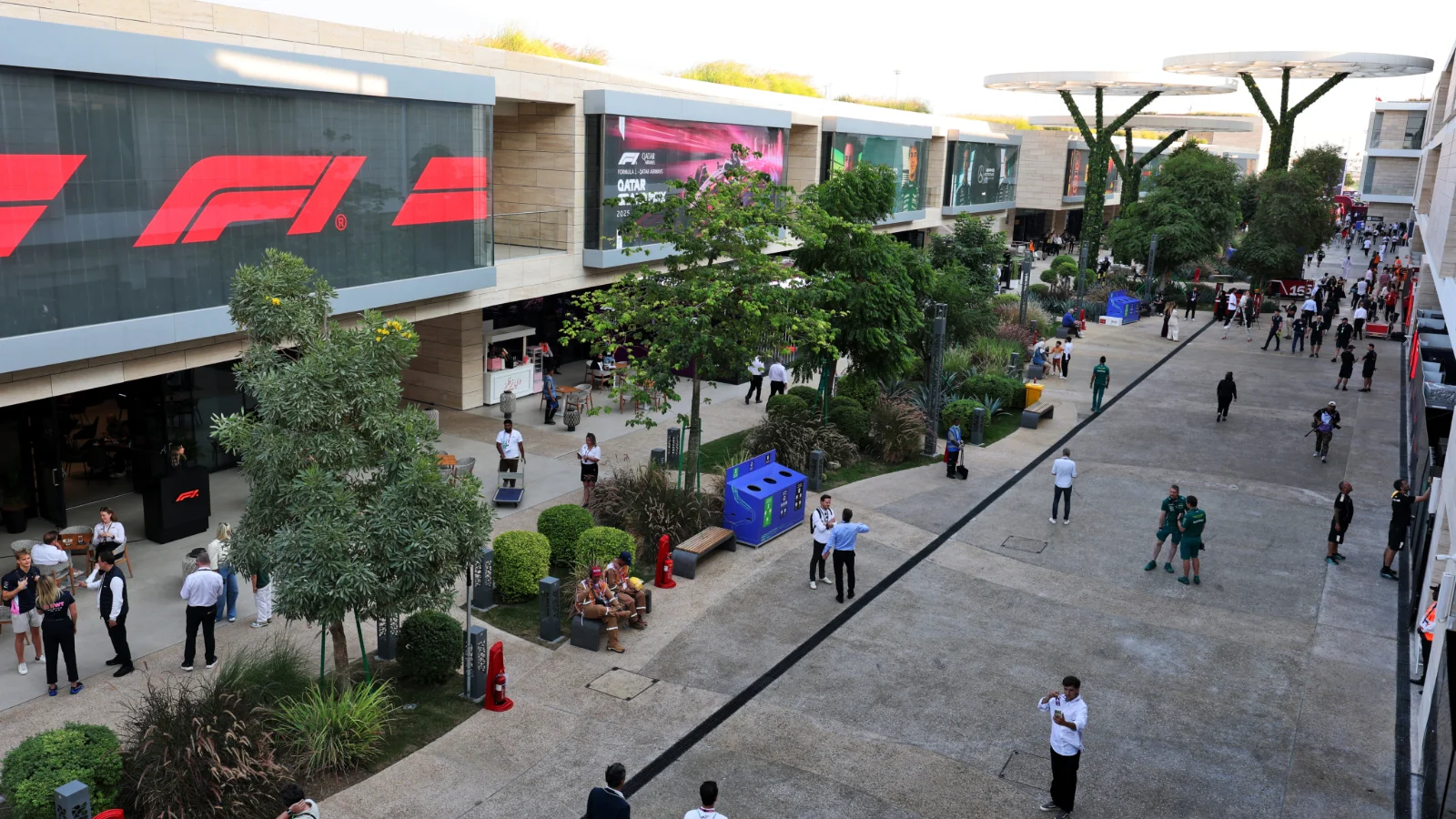 F1 is monitoring the situation in the Middle East, with two locations on the calendar hit by Iran missiles