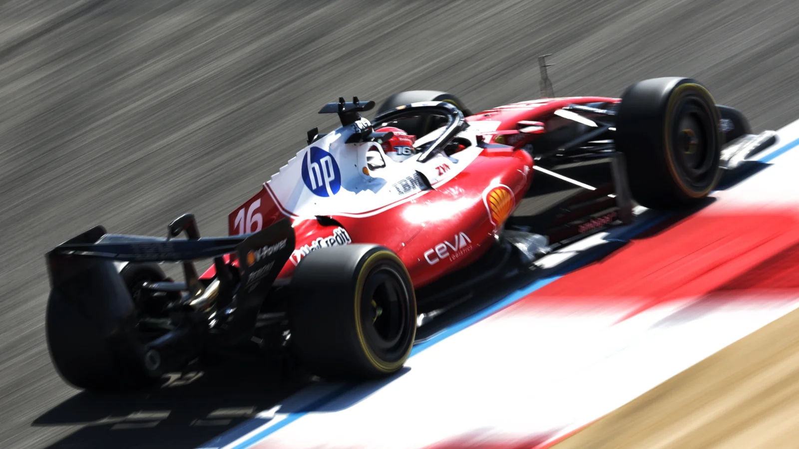 Charles Leclerc was quickest on the opening morning of the second week