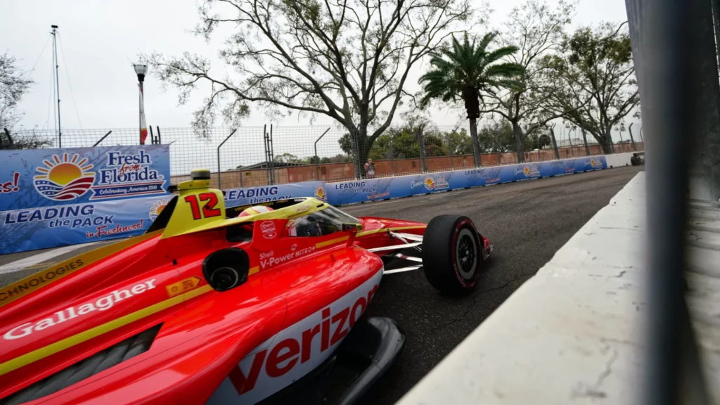 David Malukas a terminé juste hors du top 10 lors de sa première course pour Team Penske. Image : Kevin Dejewski