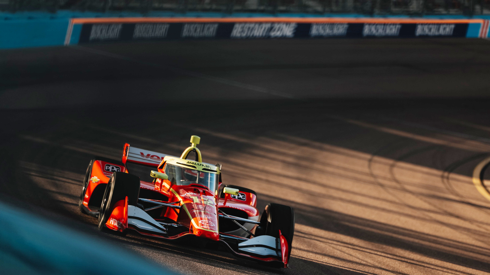 Malukas was quickest in the #12 Team Penske Chevy. Photo: IndyCar - Joe Skibinski