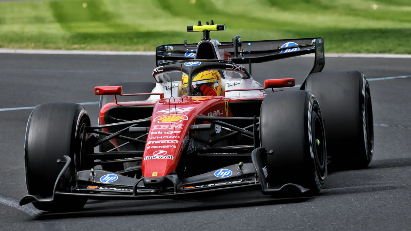 Lewis Hamilton finished fourth in Melbourne