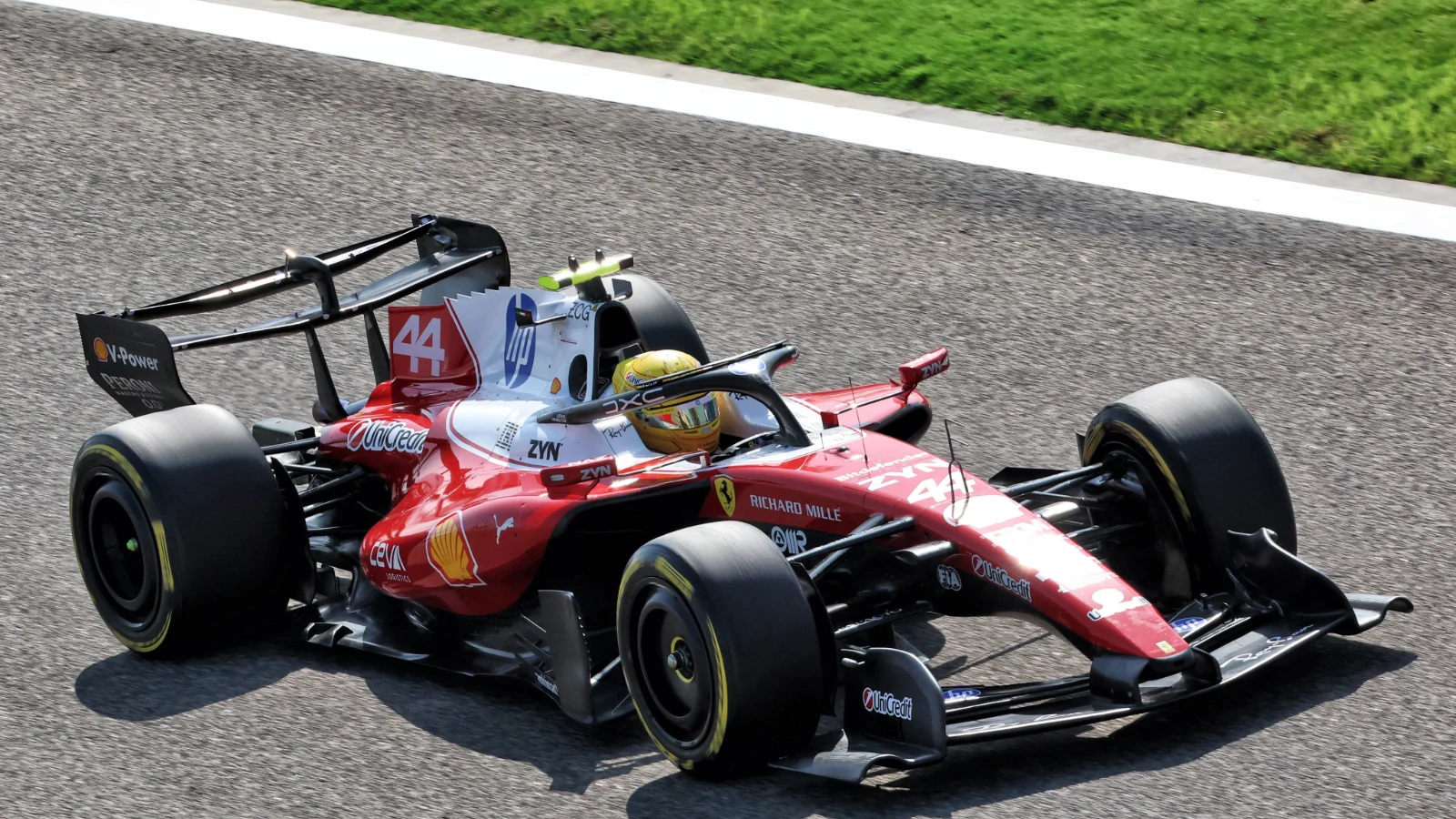 Ferrari is debuting its unusual rear wing in China