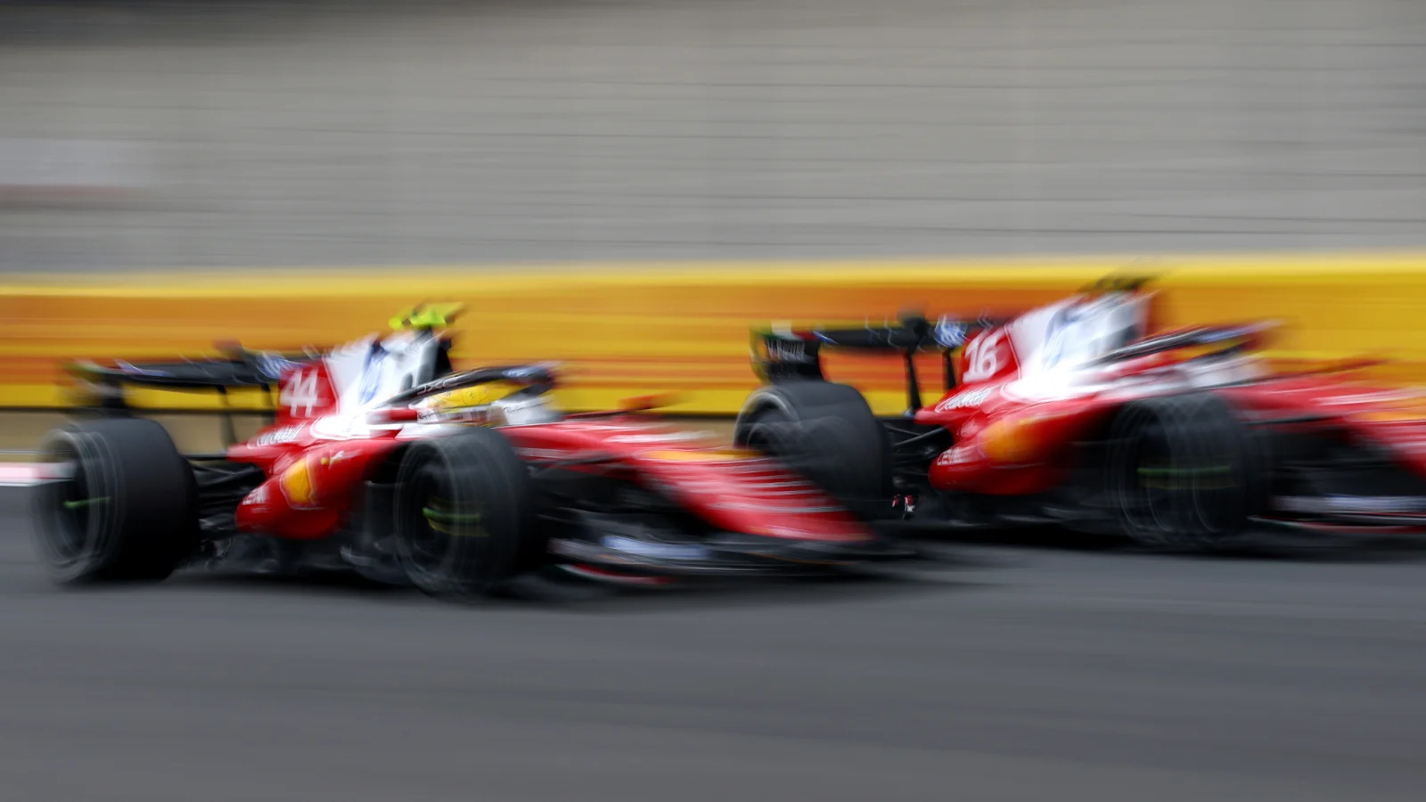 Charles Leclerc and Lewis Hamilton were left to battle each other with Mercedes off in the distance in the F1 Chinese GP